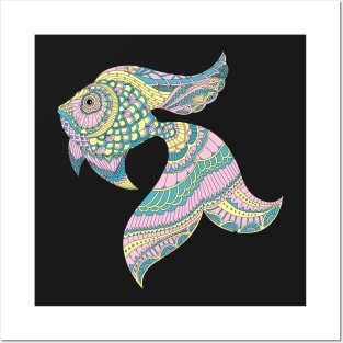 Fish Pattern Posters and Art